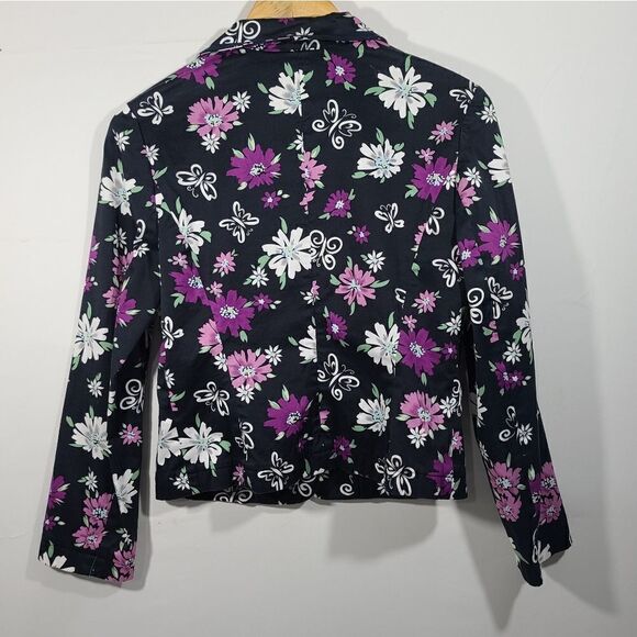 Casual Corner Annex Floral Button Up Blouse - Picture 8 of 12